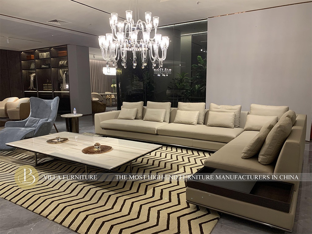 Elevate Your Living Space with our Luxurious Oversized Sofa for High-End Homes