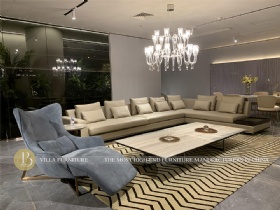 Elevate Your Living Space with our Luxurious Oversized Sofa for High-End Homes
